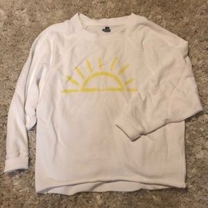 Screen printed aerie city sweatshirt size S